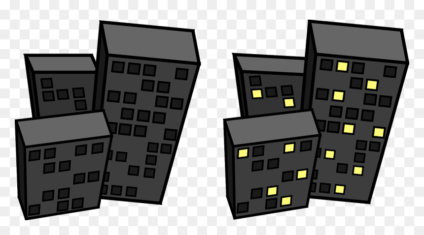 Bloki Rysunek, HD Png Download - skyscraper png