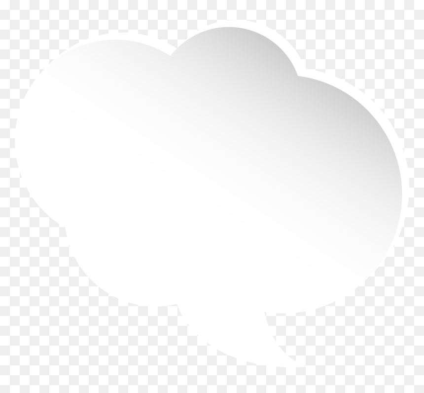 Cloud White Bubble Speech Png Clip Art Image​ - Transparent White Bubble Png, Png Download - talk bubble png