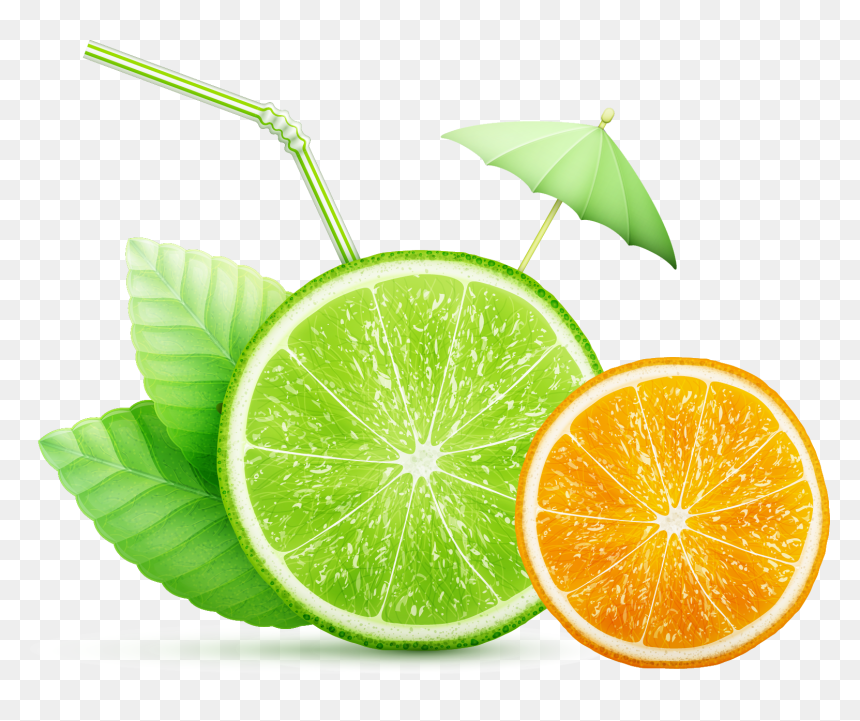 Jpg Freeuse Download Orange Juice Fruits And Leafy - Green Orange Juice Png, Transparent Png - leafy png