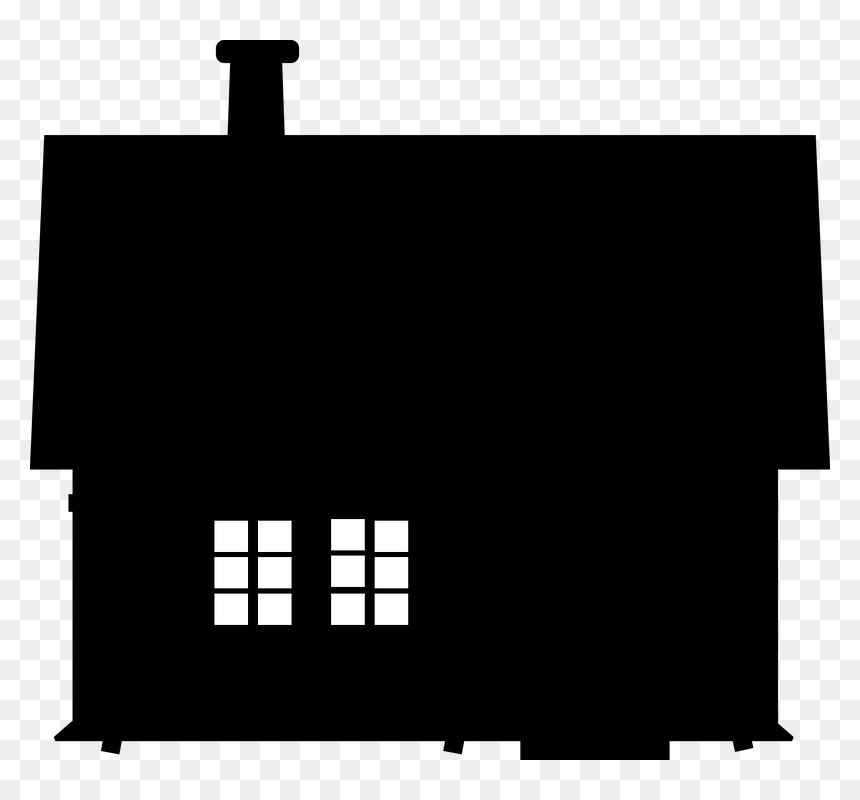 House Modern Shilouette Png, Transparent Png - house silhouette png