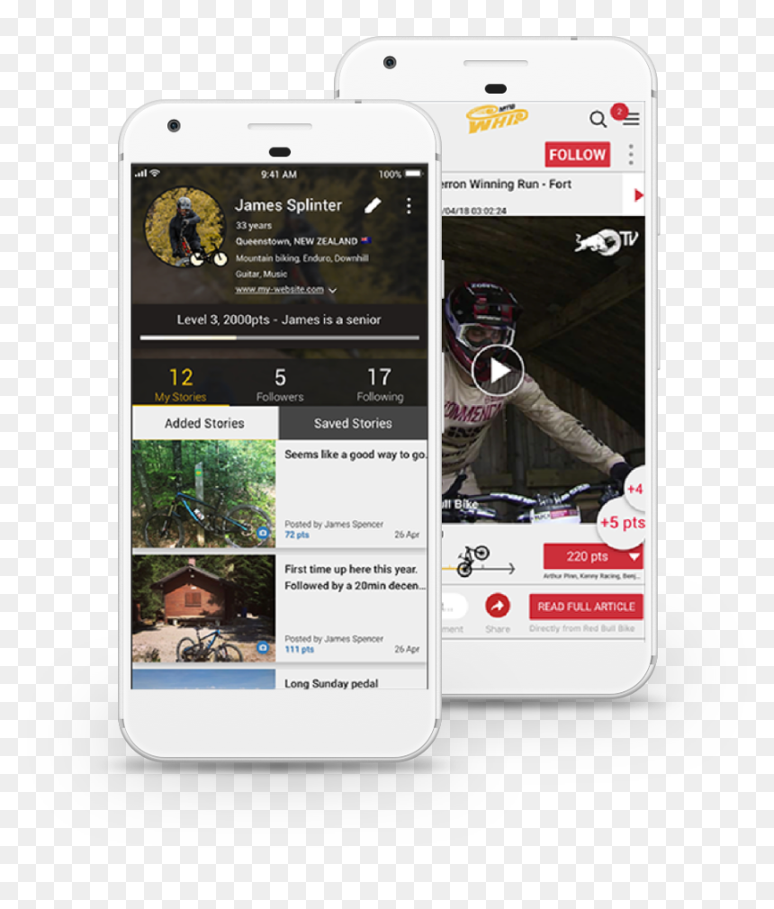 Smartdev Whip Mtb Mobile App - Iphone, HD Png Download - whip png