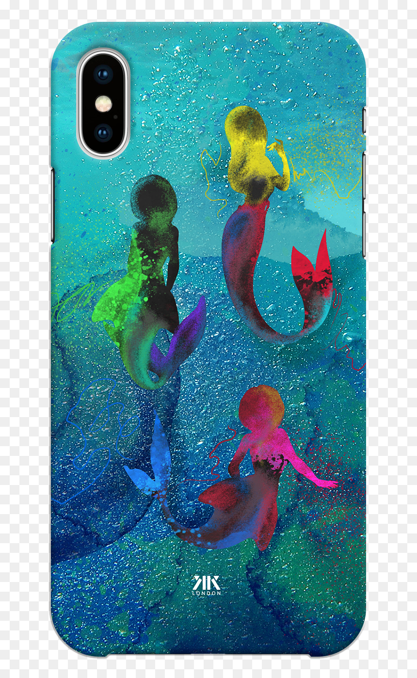 Mobile Phone Case, HD Png Download - mermaid silhouette png