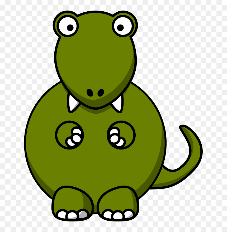 Cartoon Tyrannosaurus Rex - Clipart Cartoon Tyrannosaurus Rex, HD Png Download - trex png
