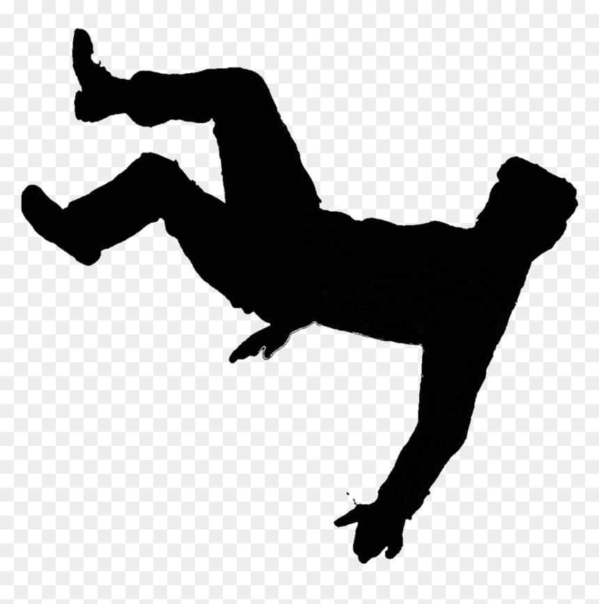 Thumb Image - Silhouette Person Falling Png, Transparent Png - cliff png