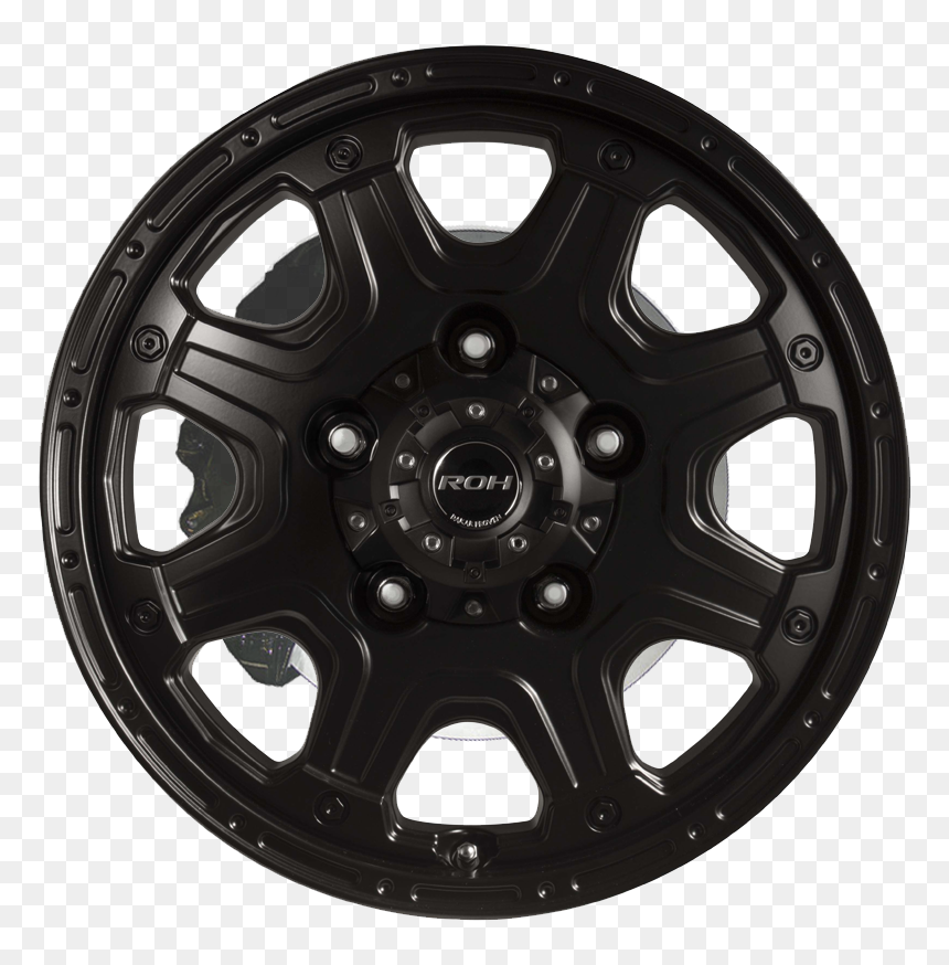Octagon Matt Black - Hubcap, HD Png Download - octagon png