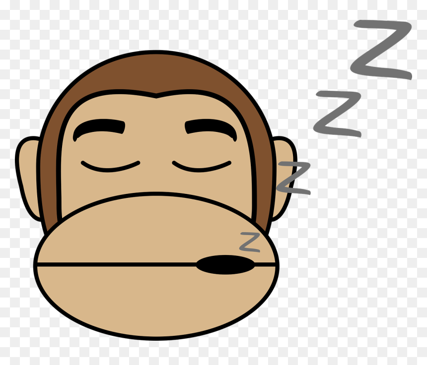 Sleeping Monkey Png, Transparent Png - sleeping png