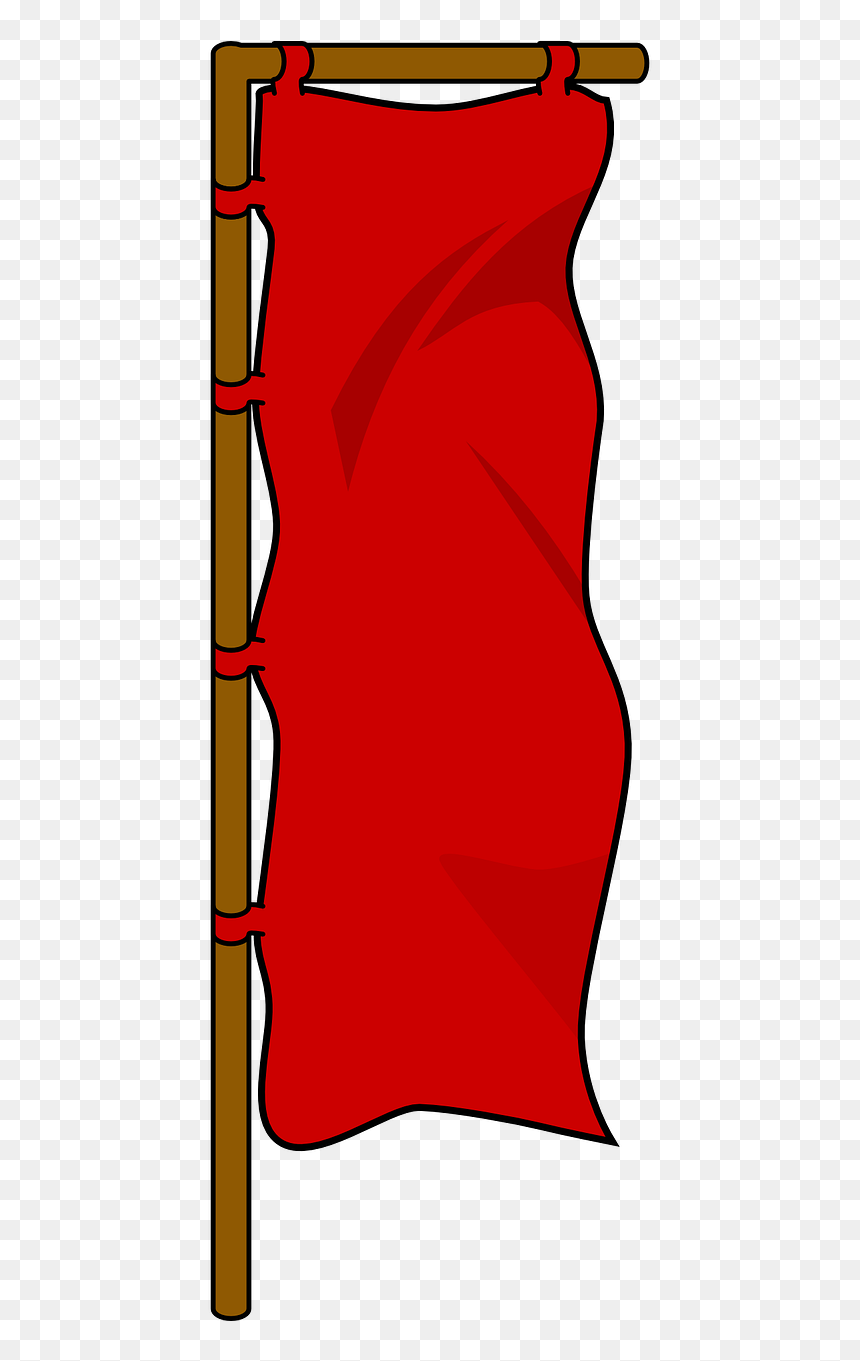 Banner Symbol In Png, Transparent Png - red flag png