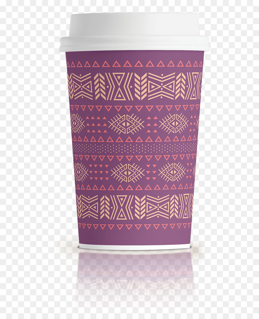 Cup Design Batik Paper, HD Png Download - lean cup png