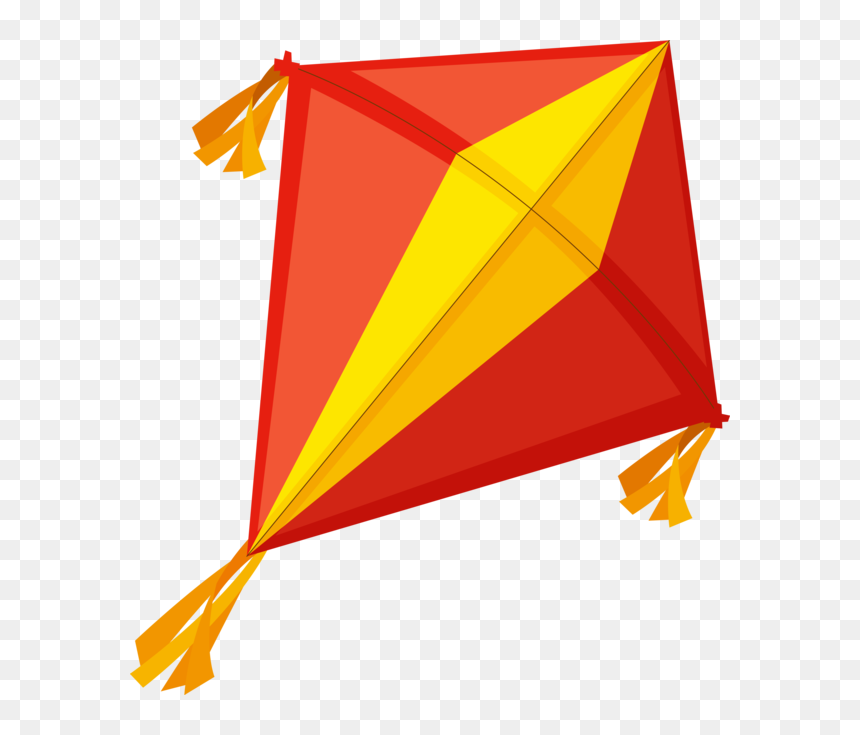 Transparent Makar Sankranti Yellow Line Red Flag For, HD Png Download - red flag png