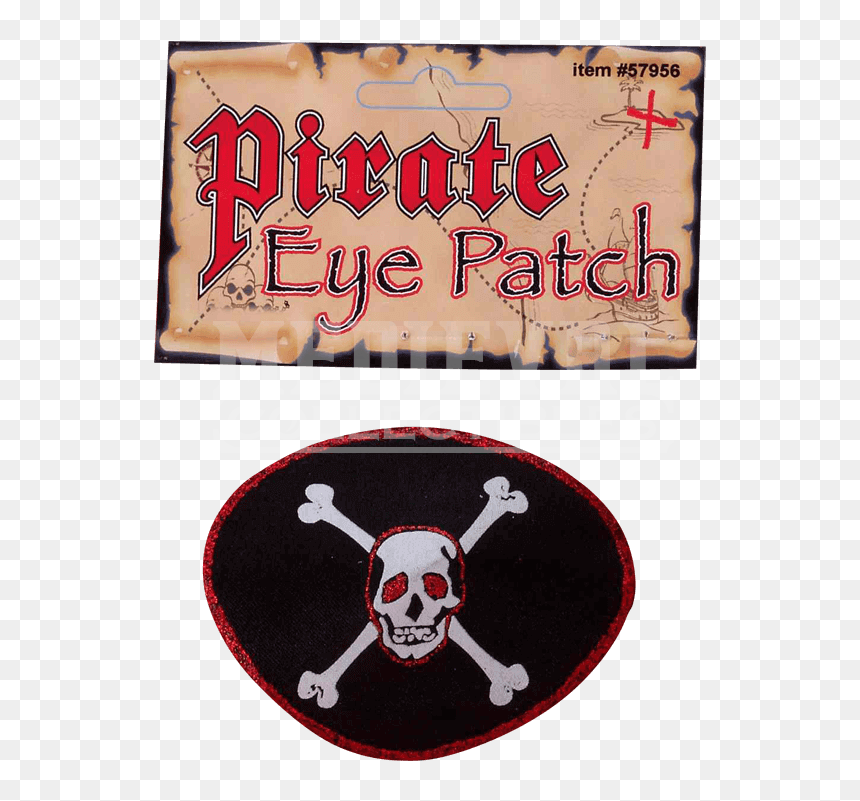 Eyepatch Piracy Logo Font - Skull, HD Png Download - eyepatch png
