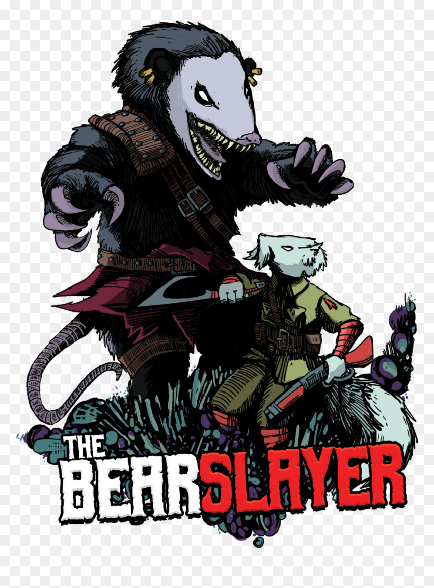 Bearslayer2shirt - Poster, HD Png Download - comic book png