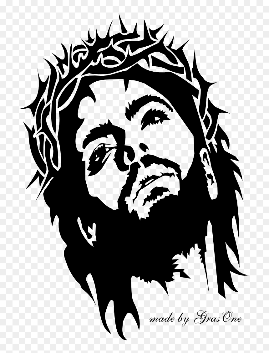 Png Clipart Download - Jesus Stickers, Transparent Png - crown silhouette png