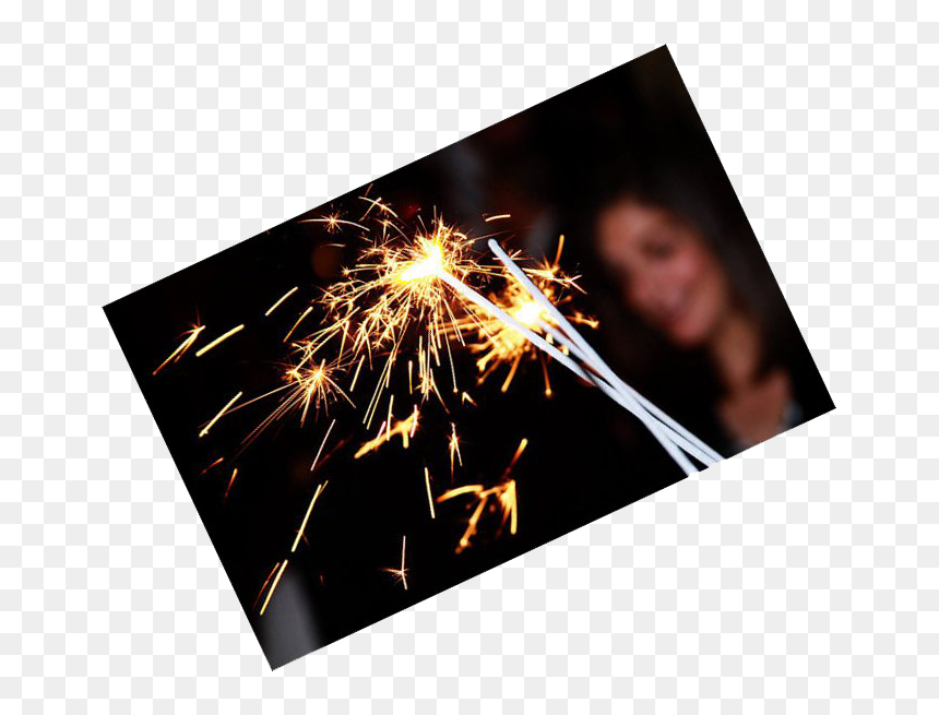 10 Inch Gold Wire Sparkler - Fireworks, HD Png Download - sparkler png