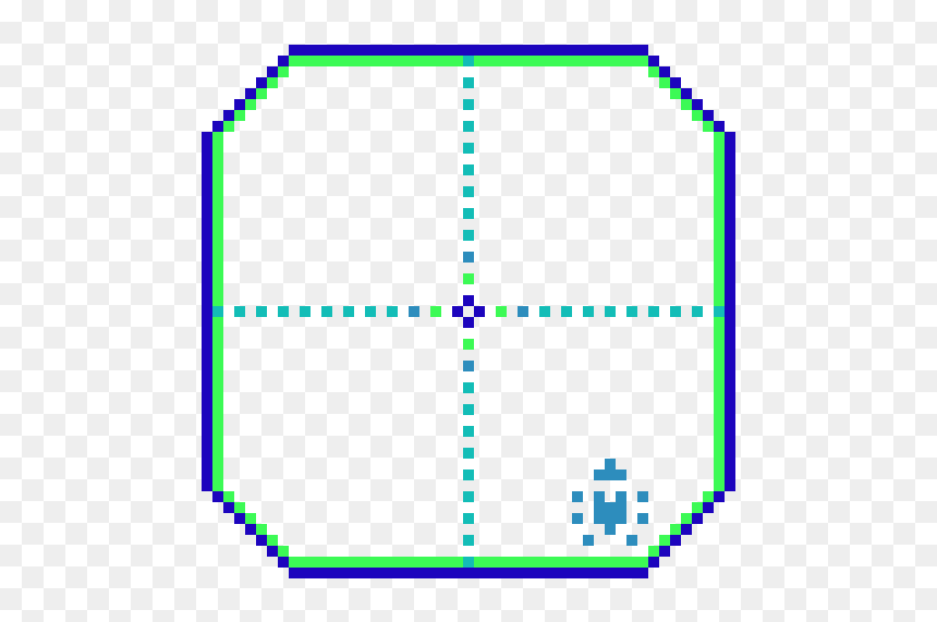 Badger Pixel Art, HD Png Download - sniper scope png