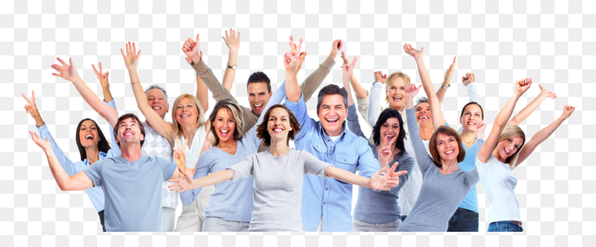 Photography Website Audit Chotšov - Group Of Happy People, HD Png Download - crowd of people png