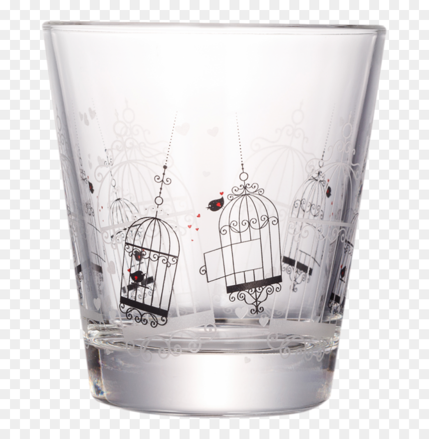 Friends Bird Cage Water Glass, HD Png Download - nicolas cage face png