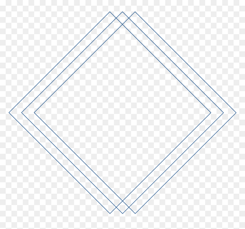 Triangle, HD Png Download - diamond outline png