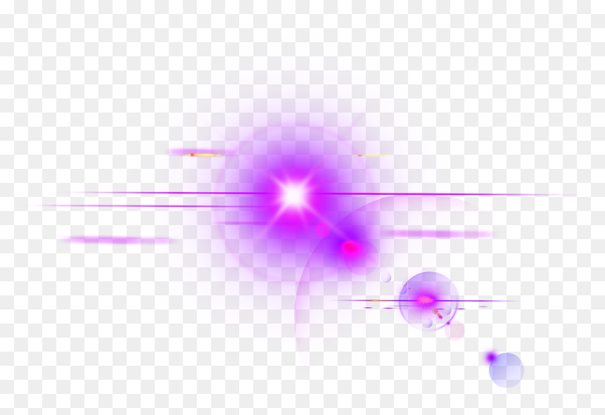 Purple Lens Flare Png, Transparent Png - lens flares png