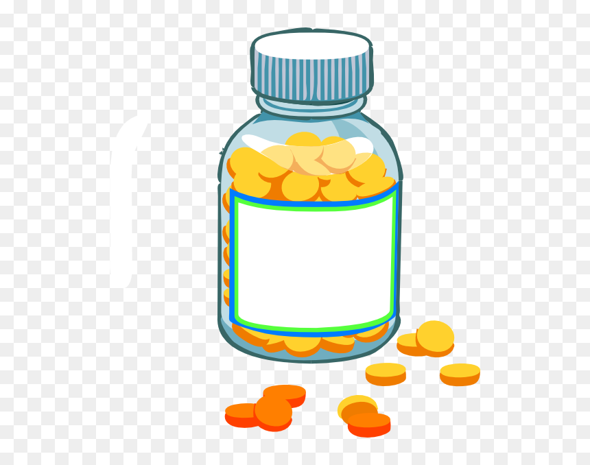 Thumb Image - Pill Bottle Clip Art, HD Png Download - pill bottle png