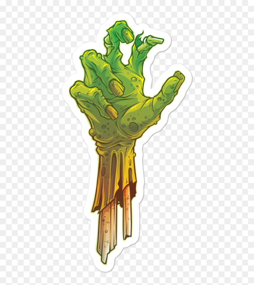 Zombie Hand Drawing, HD Png Download - zombie hand png