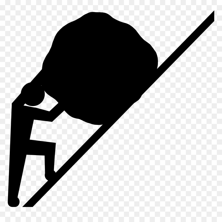 Never Give Up Icon, HD Png Download - house silhouette png