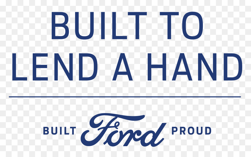 /static/dealer 14916/btlah Vert Blue V2 01 - Ford Built To Lend A Hand, HD Png Download - ford png