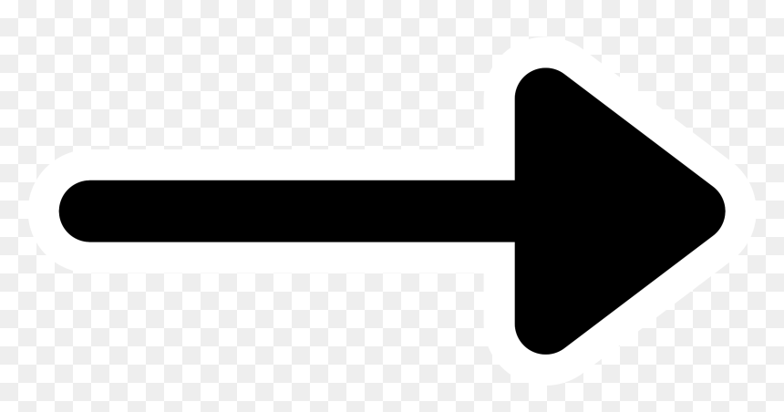 Primary Line Arrow End Clip Arts - Icon, HD Png Download - the end png