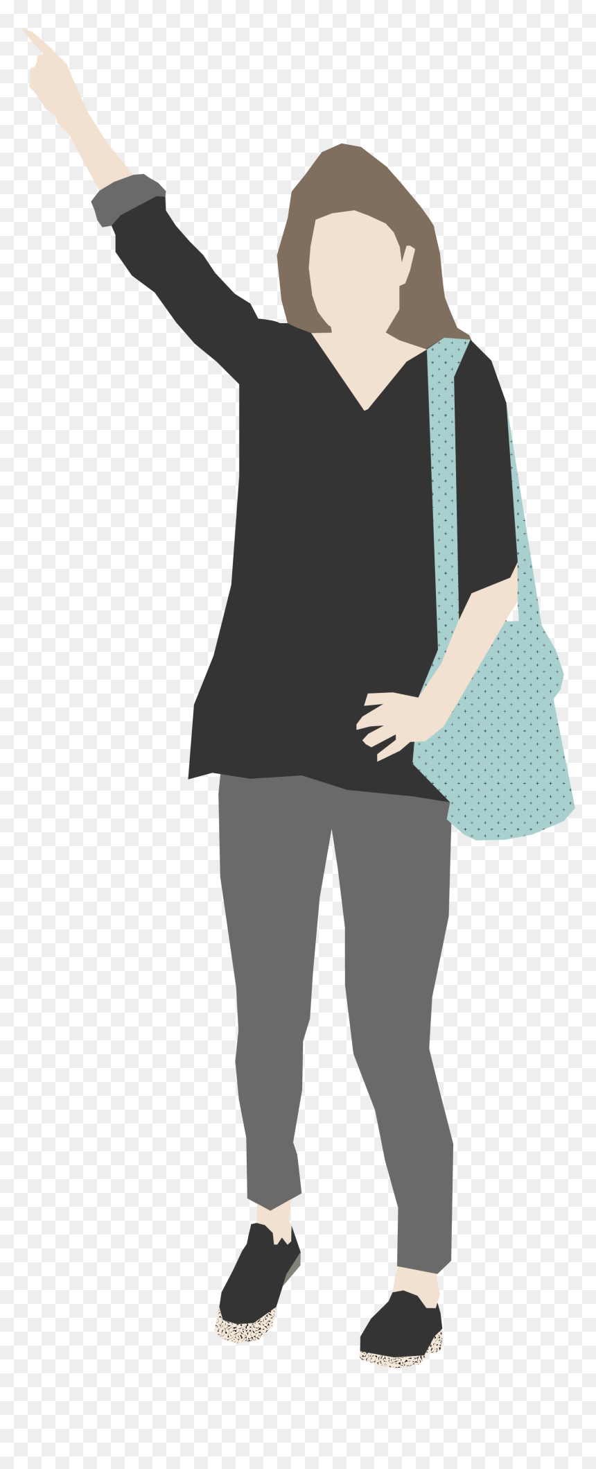 Person Png Architecture Drawing, Transparent Png - crowd of people png