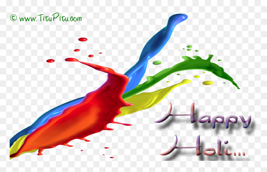 Holi Pichkari Holi Png, Transparent Png - holi color png