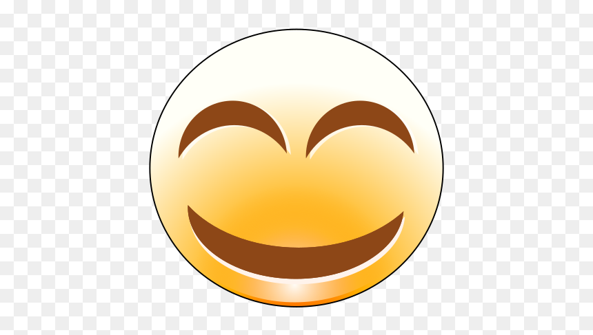 Laughing Smiley Svg Clip Arts - Smiley, HD Png Download - laughing png