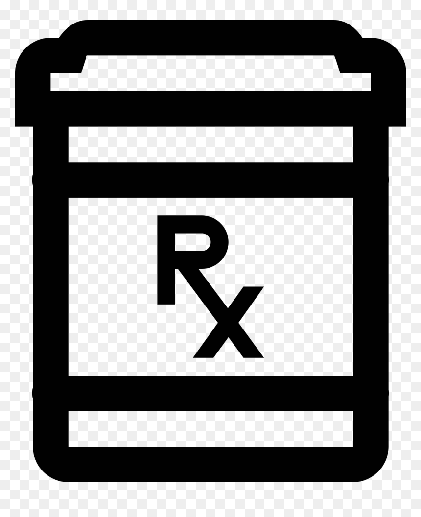 Pill Bottle Icon - Free Bottle Icon Png, Transparent Png - pill bottle png