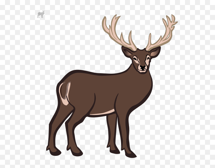Deer Png Icons - Deer, Transparent Png - deer head silhouette png
