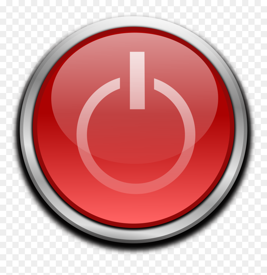 Power Button Clip Arts - Buttons That Says Push, HD Png Download - power png