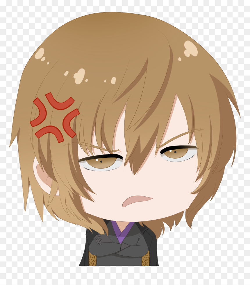 Eye Emoji Hair Facebook Messenger - Mystic Messenger Emojis Transparent, HD Png Download - anime hair png