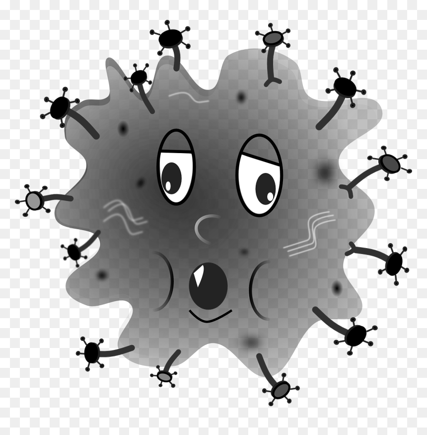 Bacteria Cliparts Png - Transparent Background Germ Clipart, Png Download - bacteria png