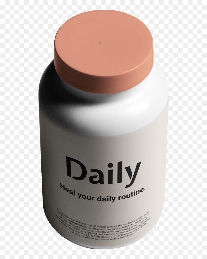 Daily Pill Bottle - Cosmetics, HD Png Download - pill bottle png