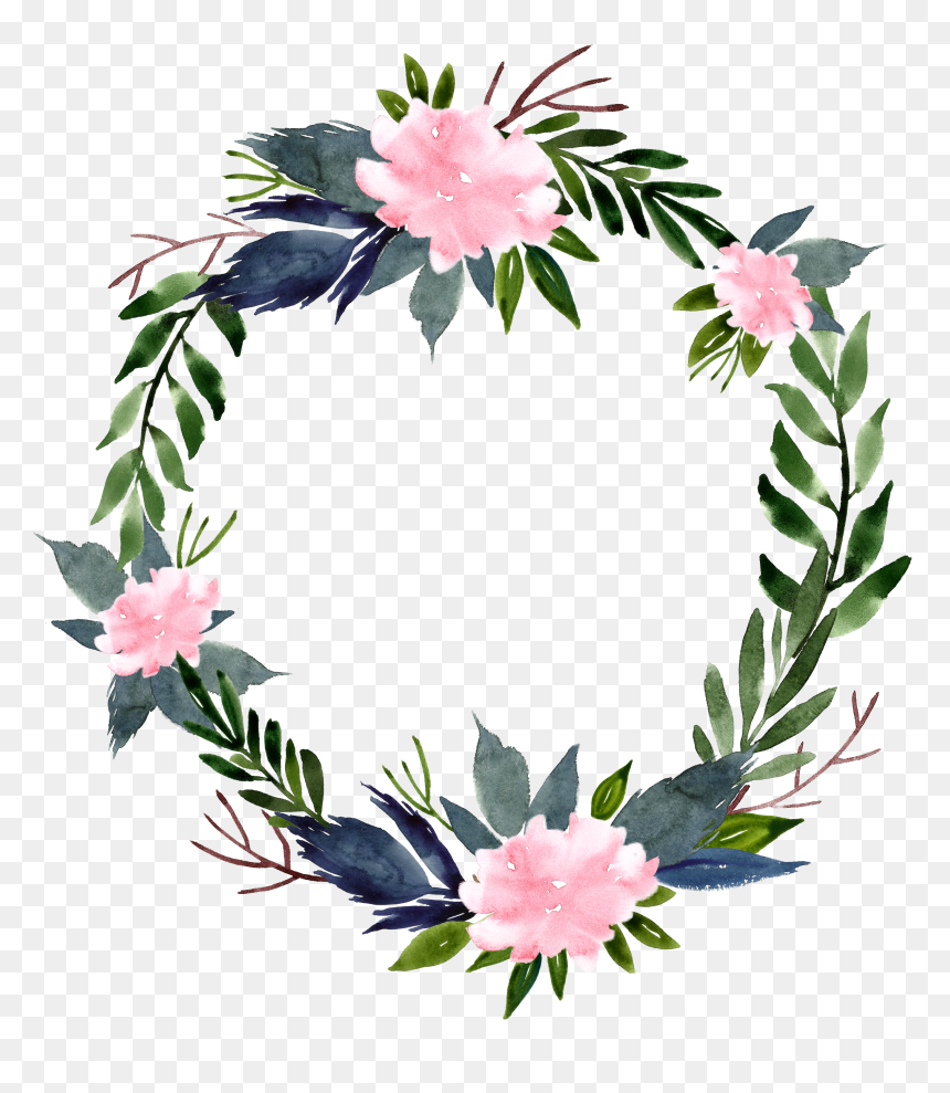 Frame Frames Ftestickers Flower Flowers Floral Wreath - Floral Ring Png, Transparent Png - flower wreath png