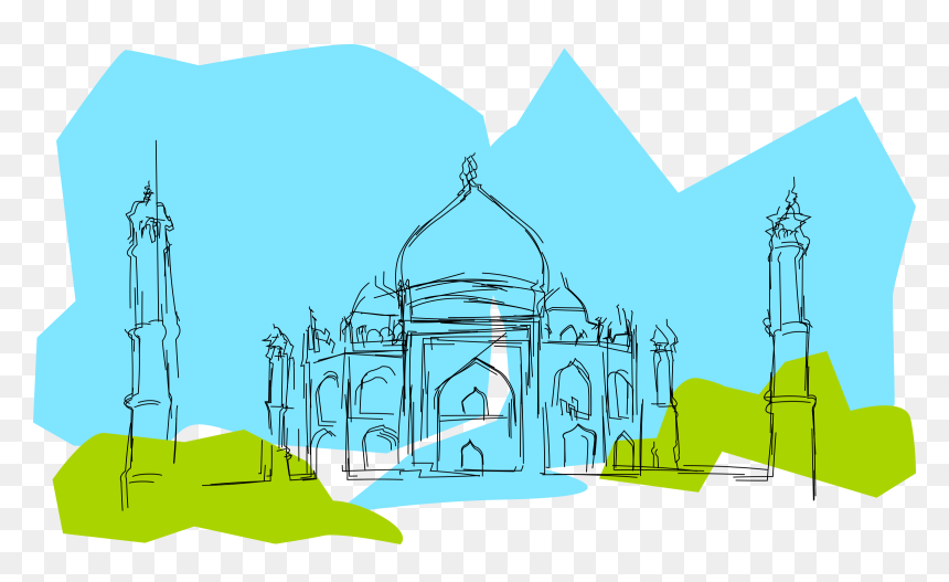 India The Taj Mahal Clip Arts - Creation Of An Empire, HD Png Download - tajmahal png