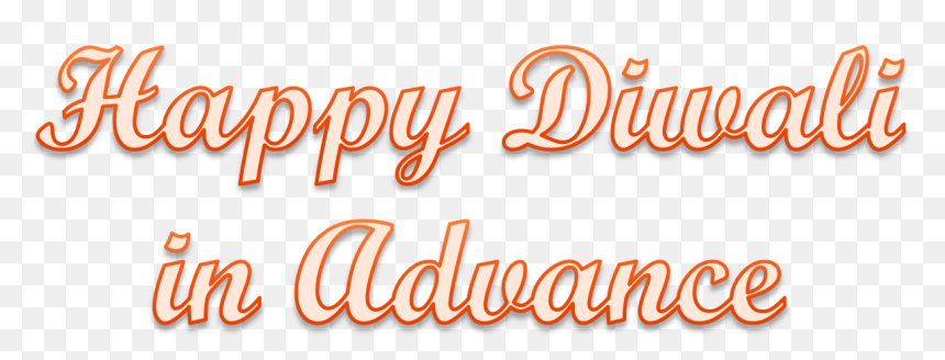 Happy Diwali In Advance Free Png Image - Mis Quince (miss Xv), Transparent Png - happy diwali text png