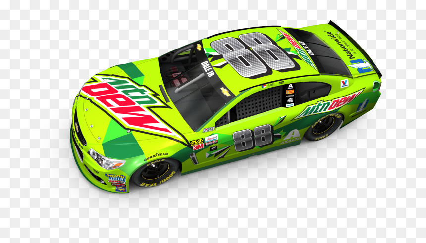 Mountain Dew Race Car, HD Png Download - mountain dew transparent png