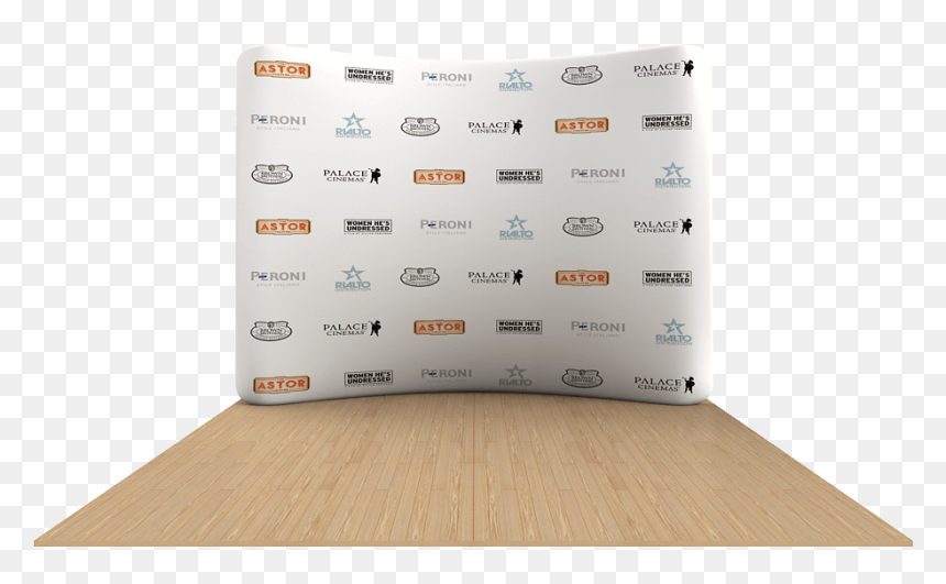 3 Meter Wide Curved Media Wall - Media Wall Banner, HD Png Download - floor png