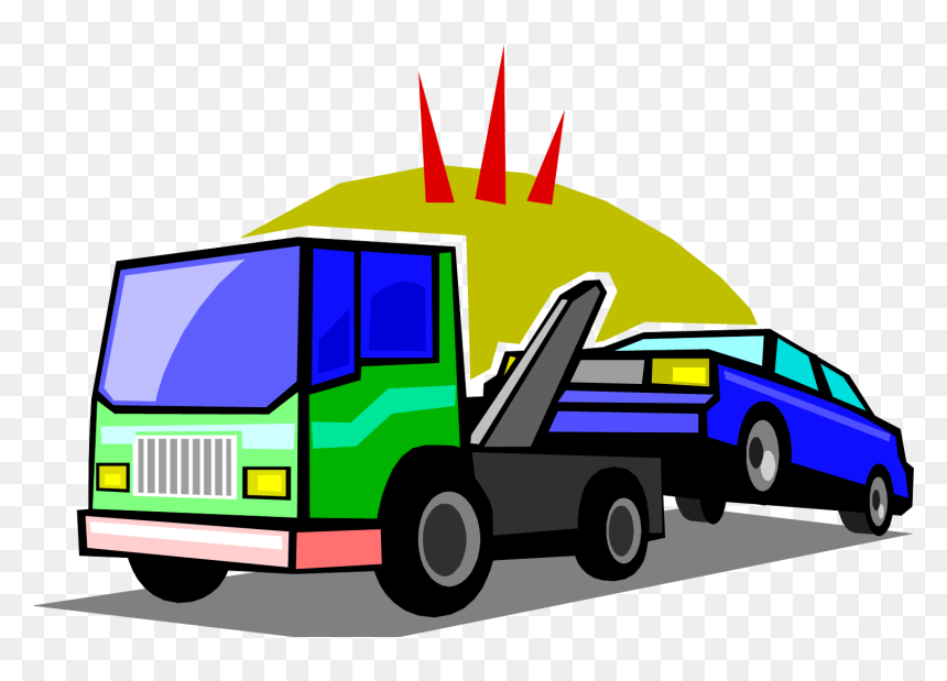 Transport Your Car Home - Tow Truck Towing Car Clip Art, HD Png Download - indian truck png