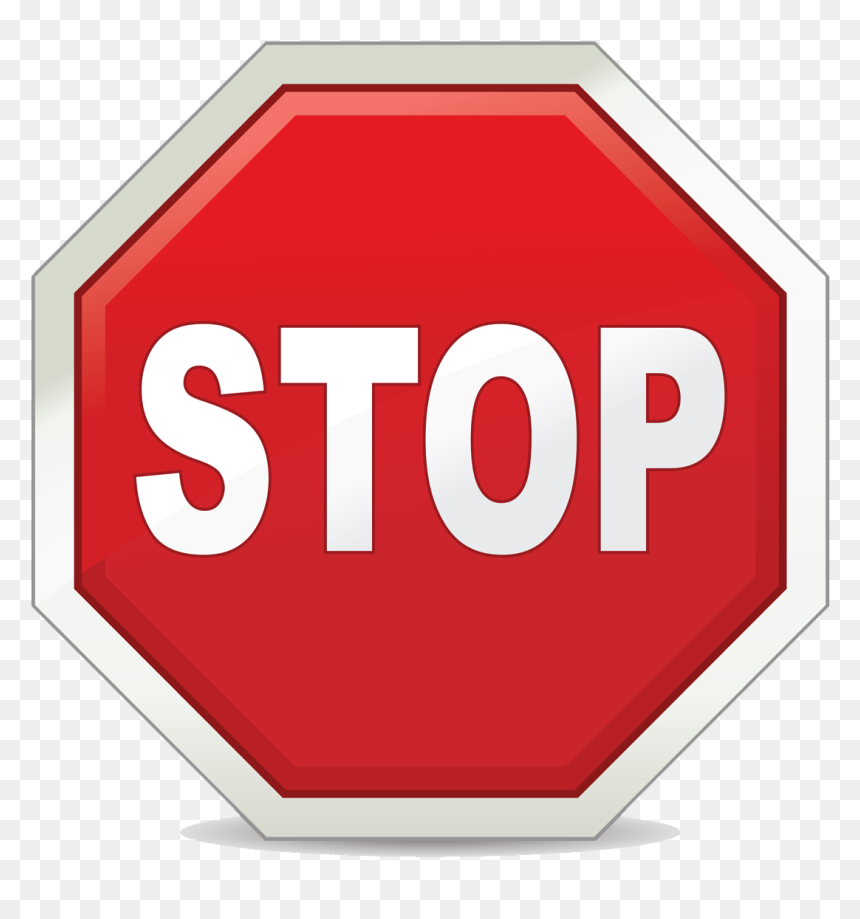 Stop Sign Png Clipart Download - Stop Sign, Transparent Png - rupee sign png