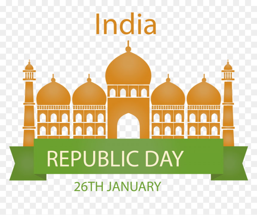 Transparent Taj Mahal Png - 26 Jan Republic Day Png, Png Download - tajmahal png