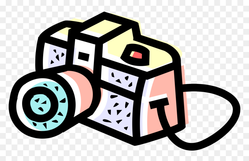 Vector Illustration Of Photography Digital Slr 35mm, HD Png Download - photography vector png