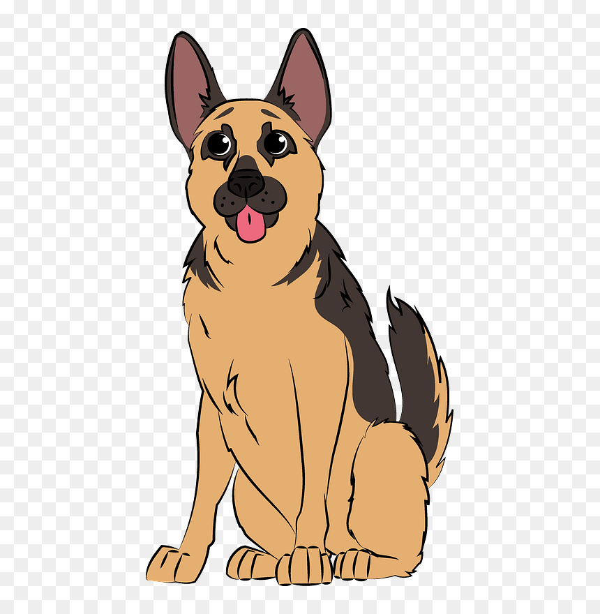 German Shepherd Clipart - Old German Shepherd Dog, HD Png Download - german shepherd png