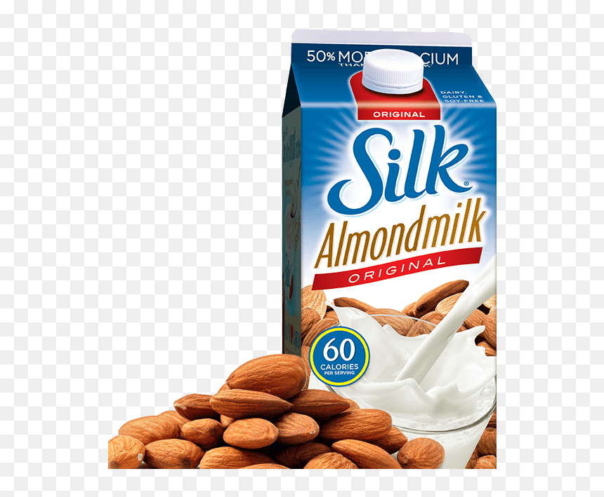 Almond Milk Png - Silk Almond Milk, Transparent Png - badam png