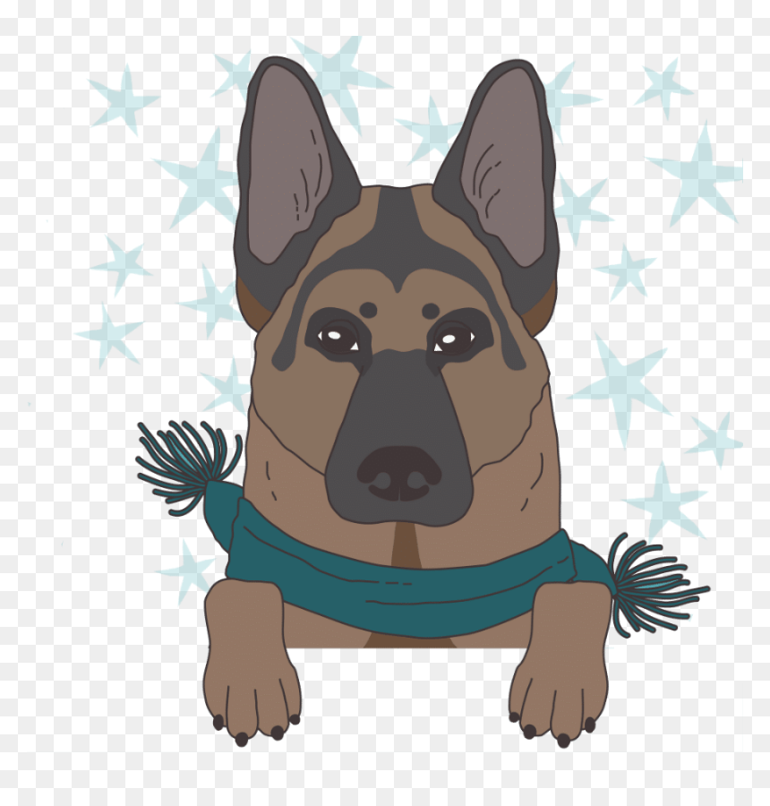 German Shepherd Temperature Range - Old German Shepherd Dog, HD Png Download - german shepherd png