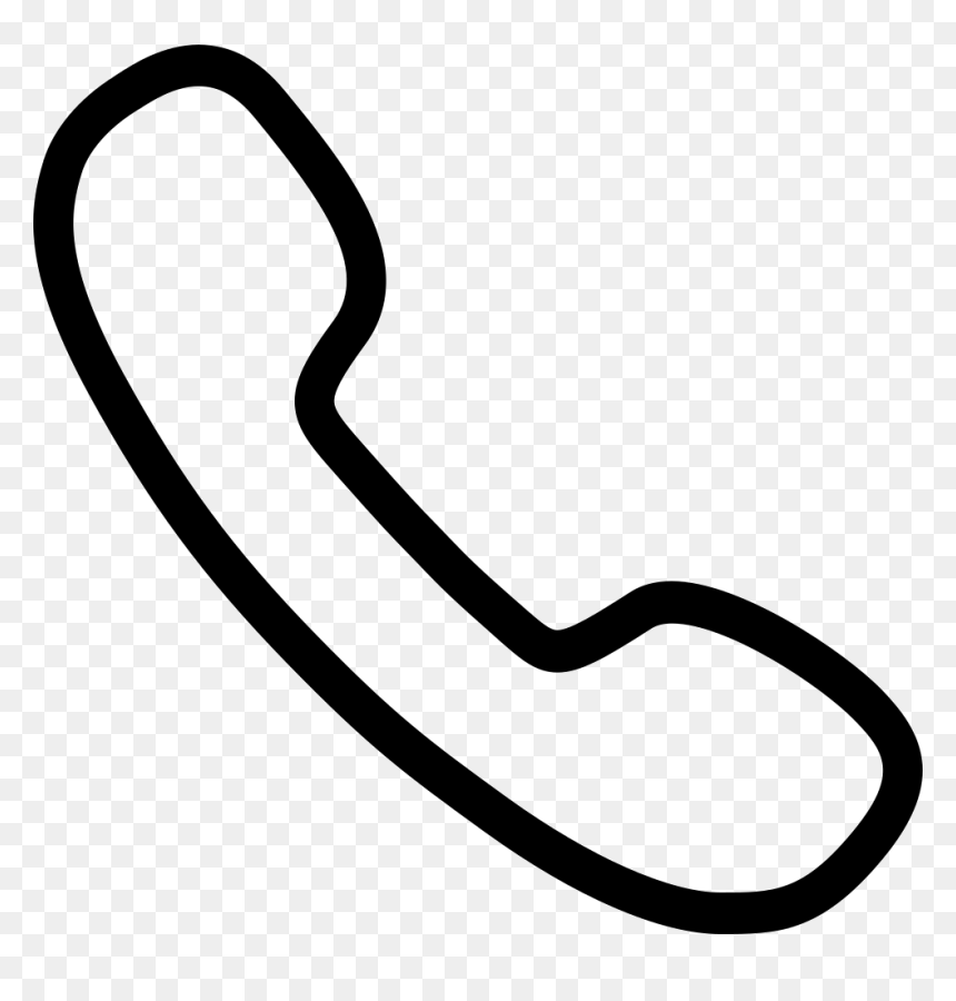 Ios Telephone Outline - Telephone Logo Png Outline, Transparent Png - outline png