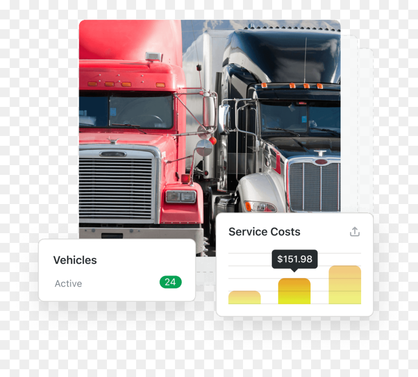 Two Trucks Driving Next To Each Other, HD Png Download - indian truck png
